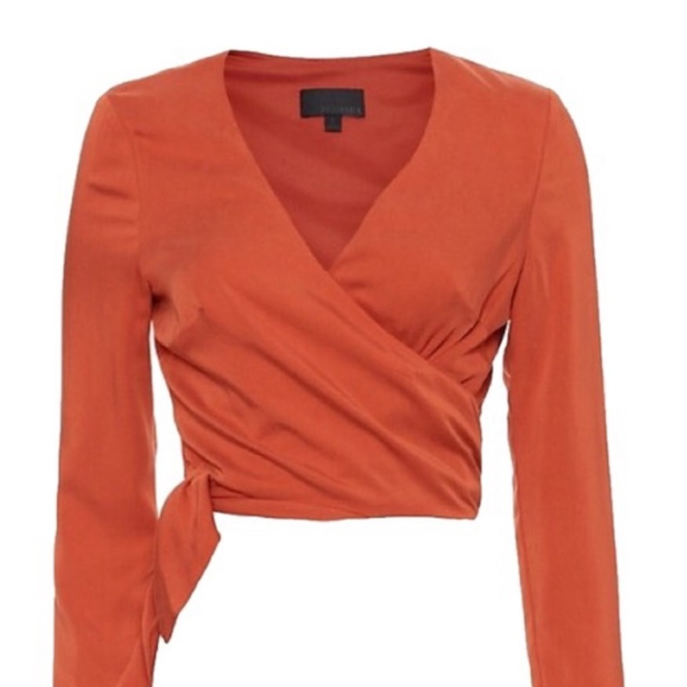 Intermix Wrap Top - Picture 2 of 4